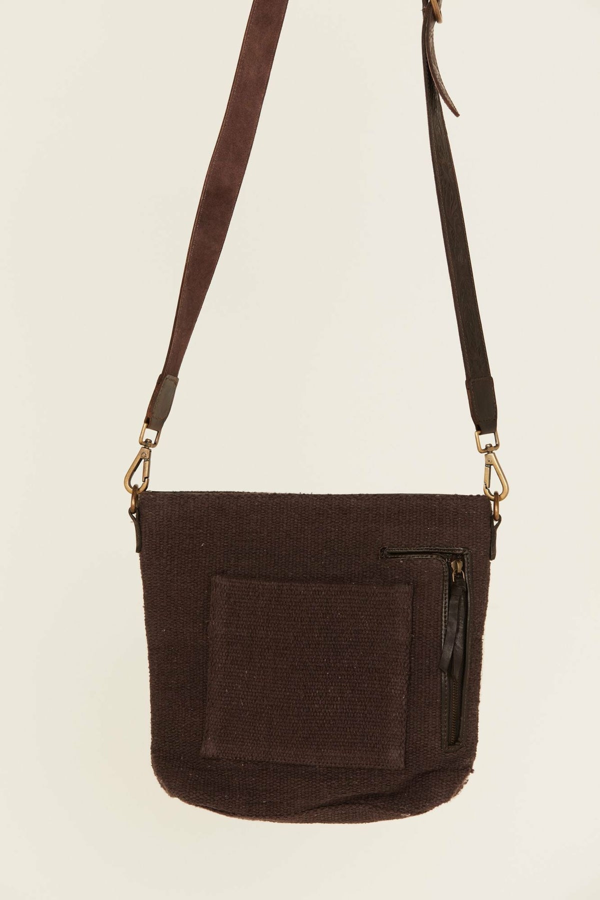 Madrona Longhorn Woven Crossbody Bag