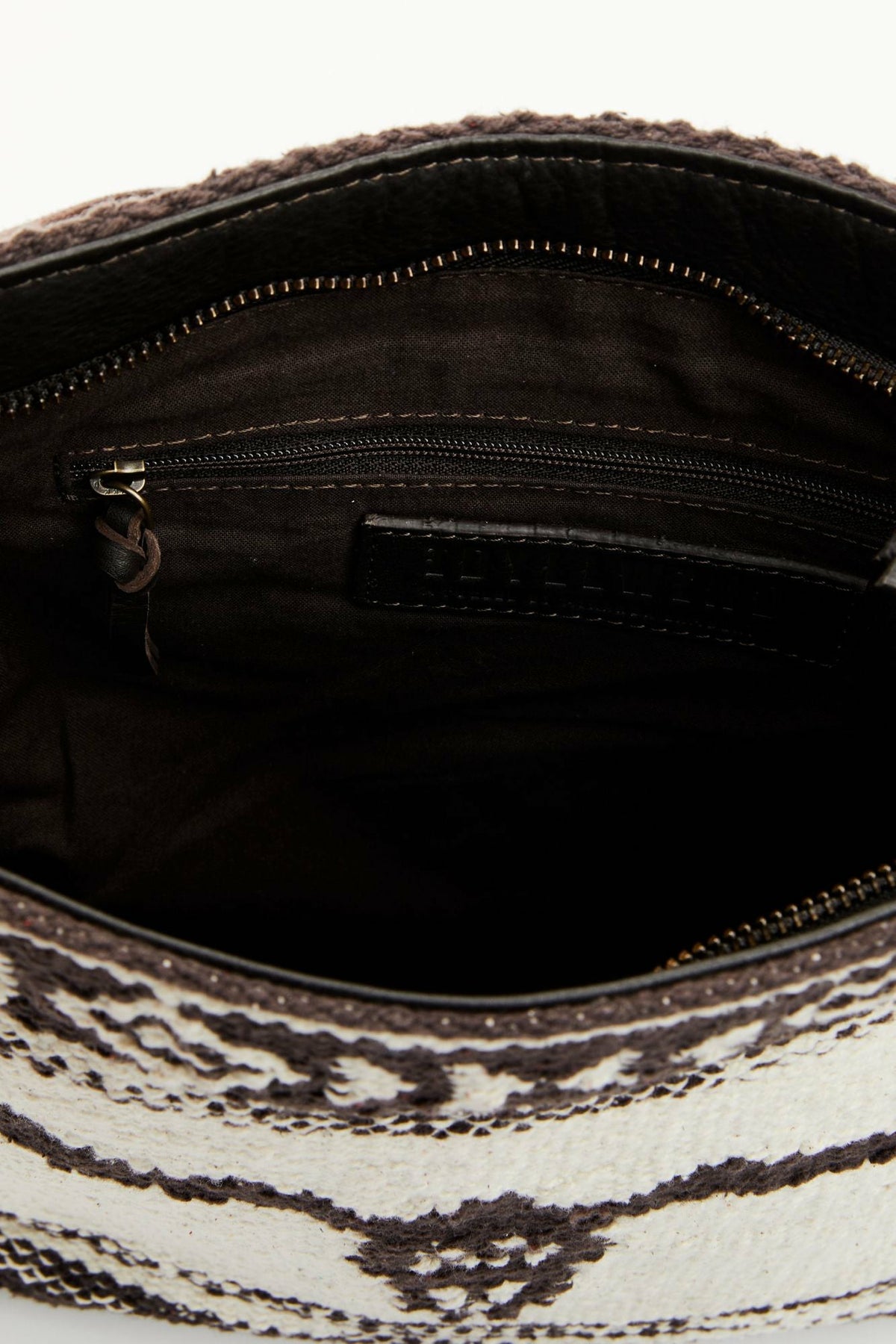 Madrona Longhorn Woven Crossbody Bag