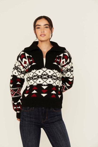 Alpine Zip Front Sweater