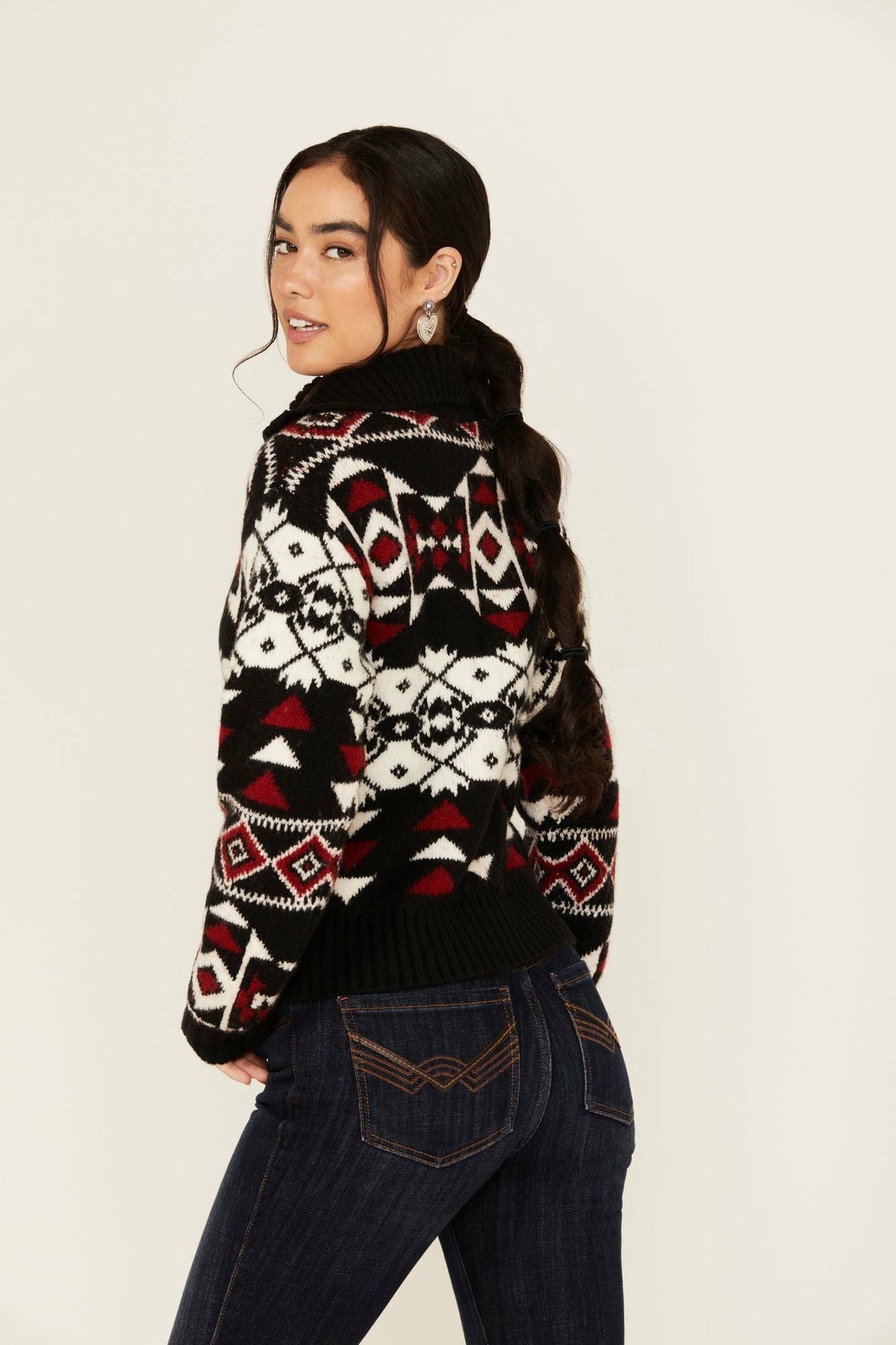 Alpine Zip Front Sweater