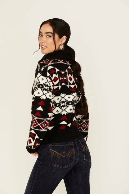 Alpine Zip Front Sweater