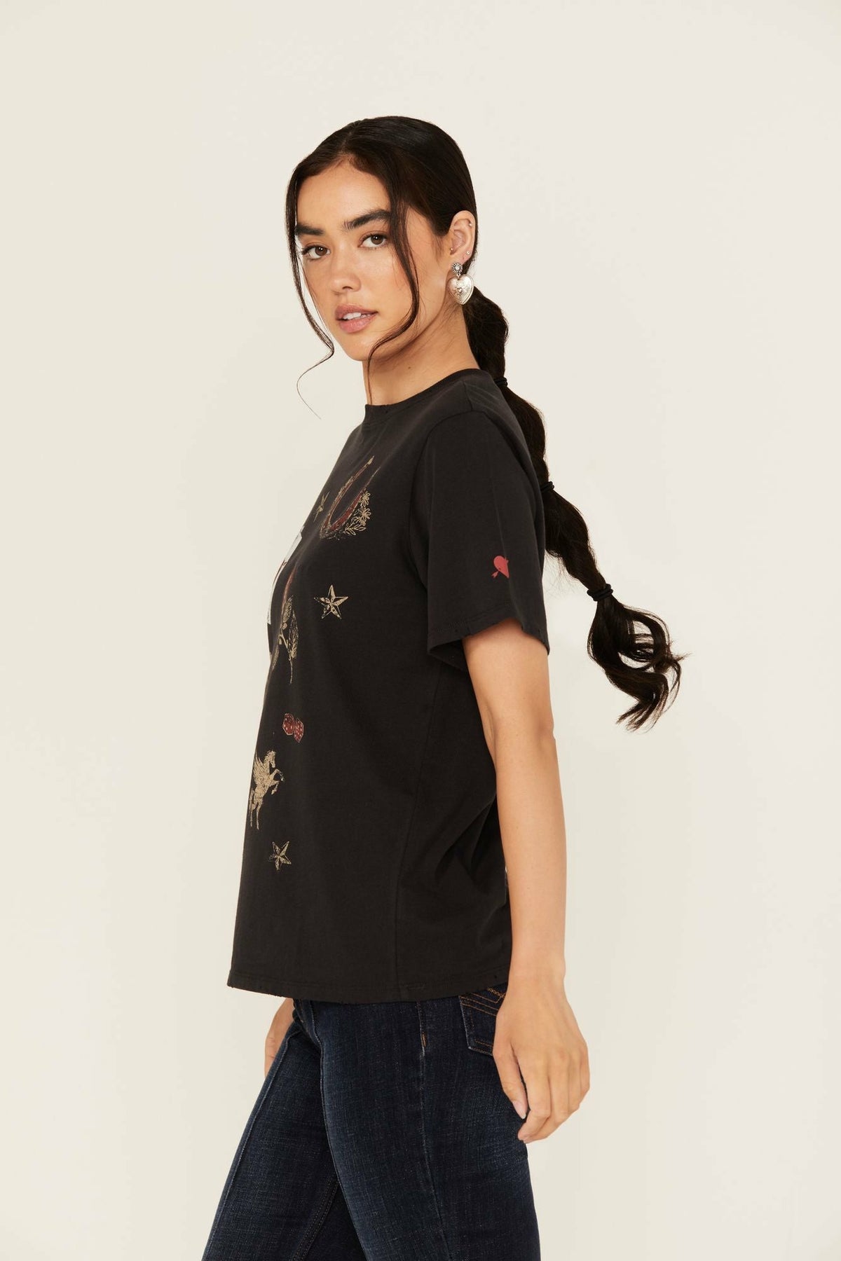 Western Icon Printed Short Sleeve Graphic Tee