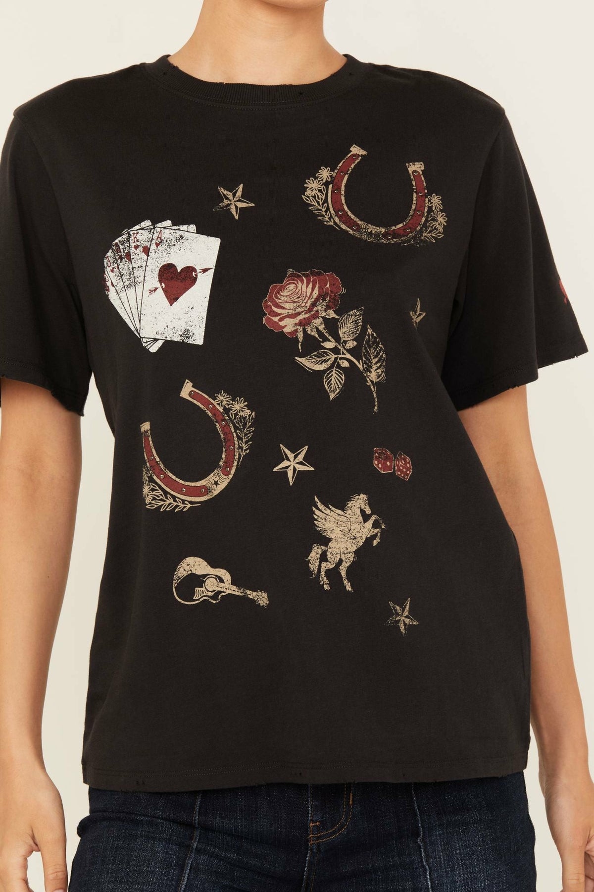 Western Icon Printed Short Sleeve Graphic Tee