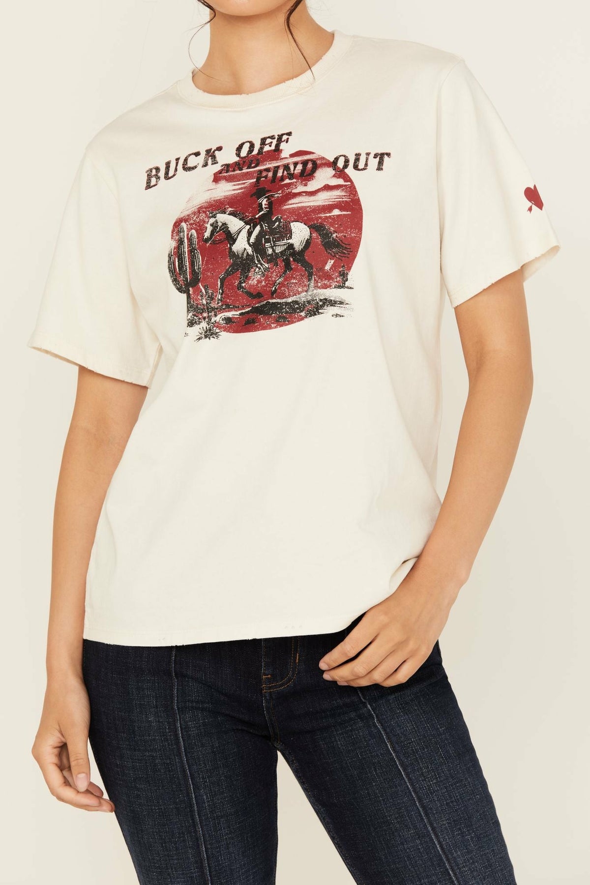 Buck Off and Find Out Short Sleeve Graphic Tee